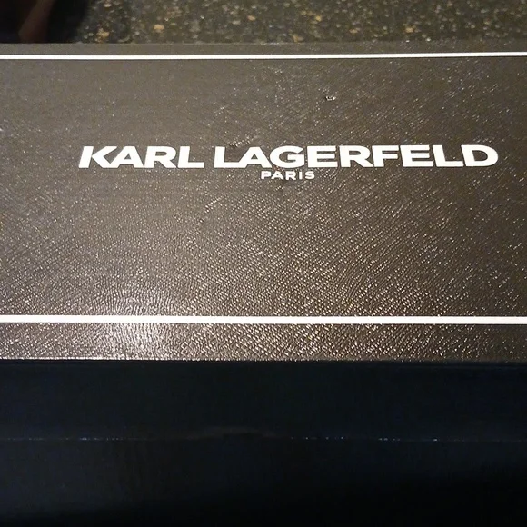 Women's White Sneakers with Multicolor Strap Karl Lagerfeld New - Picture 10 of 11